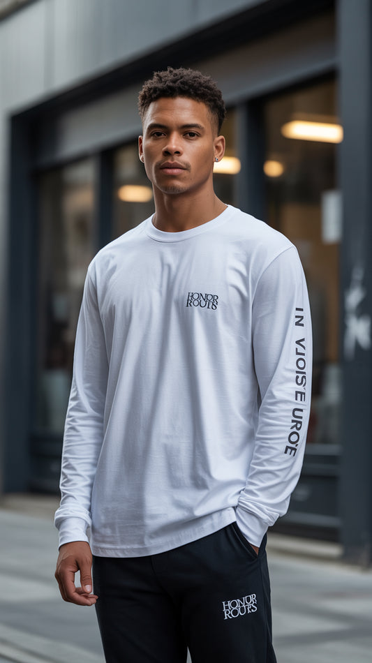 Honor Your Roots - Longsleeve white